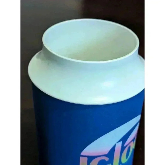 Vintage 80's Blue IGLOO Commuter Cup and Can Bottle Koozie Retro - Picture 2 of 4